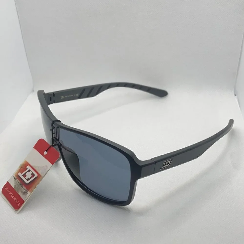 Dxtreme Shield Mens Black Frame Dark Lens Sunglasses